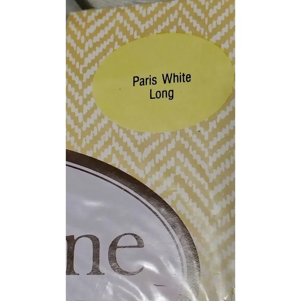 80s Evan-Picone Sheerest Sheer Paris White Sandal Foot Hosiery Pantyhose SZ Long